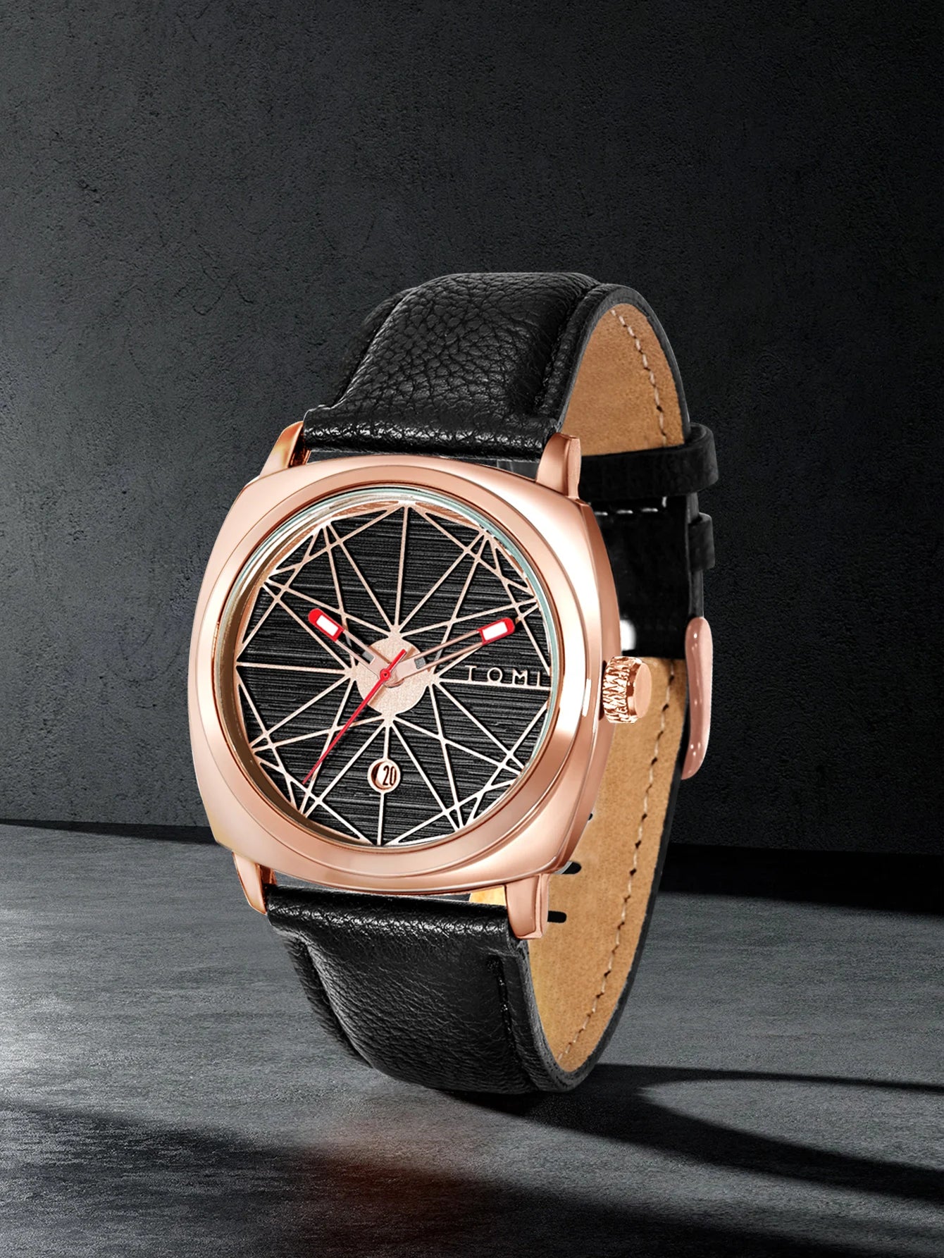 Statement Watch Set – Geometric Dial