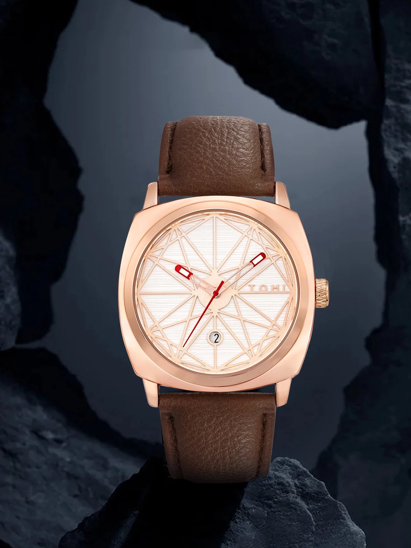 Statement Watch Set – Geometric Dial