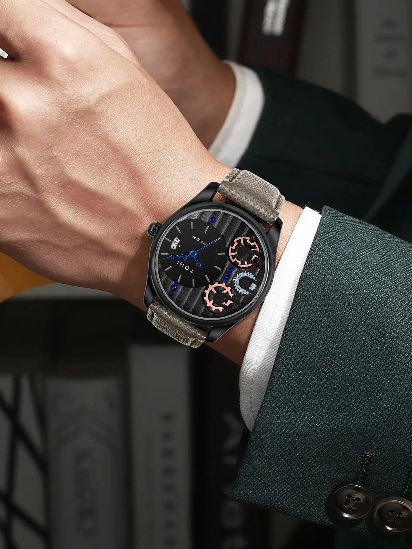 Statement Watch Set – Mechanical Face Gear