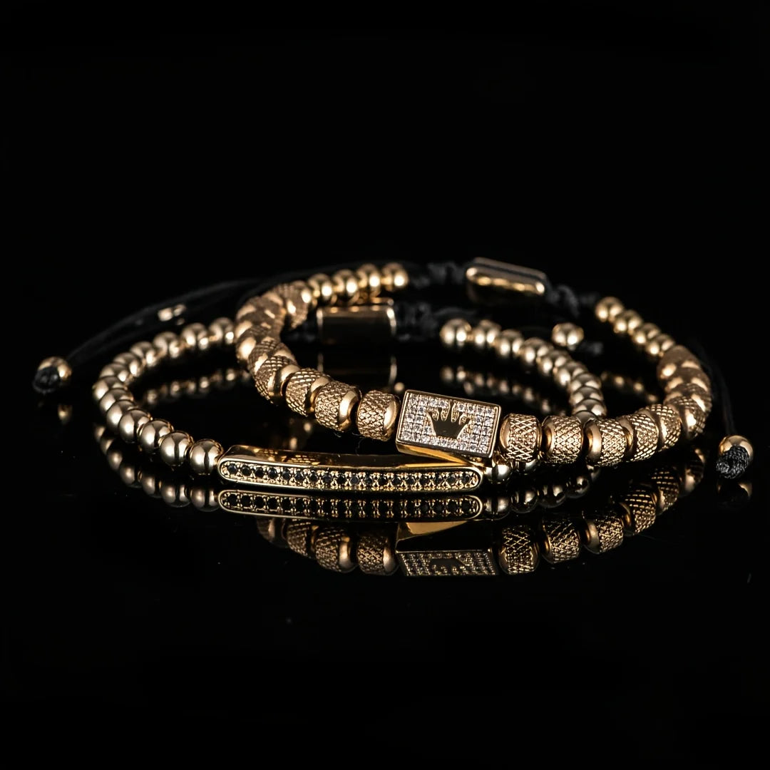 Bolvan Aurum Line Statement Bracelet