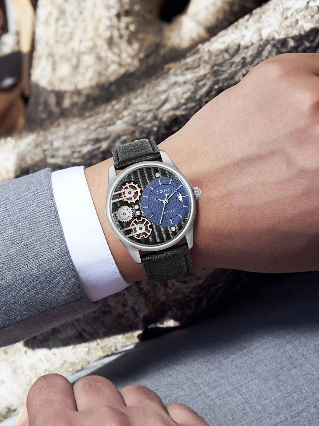 Statement Watch Set – Mechanical Face Gear