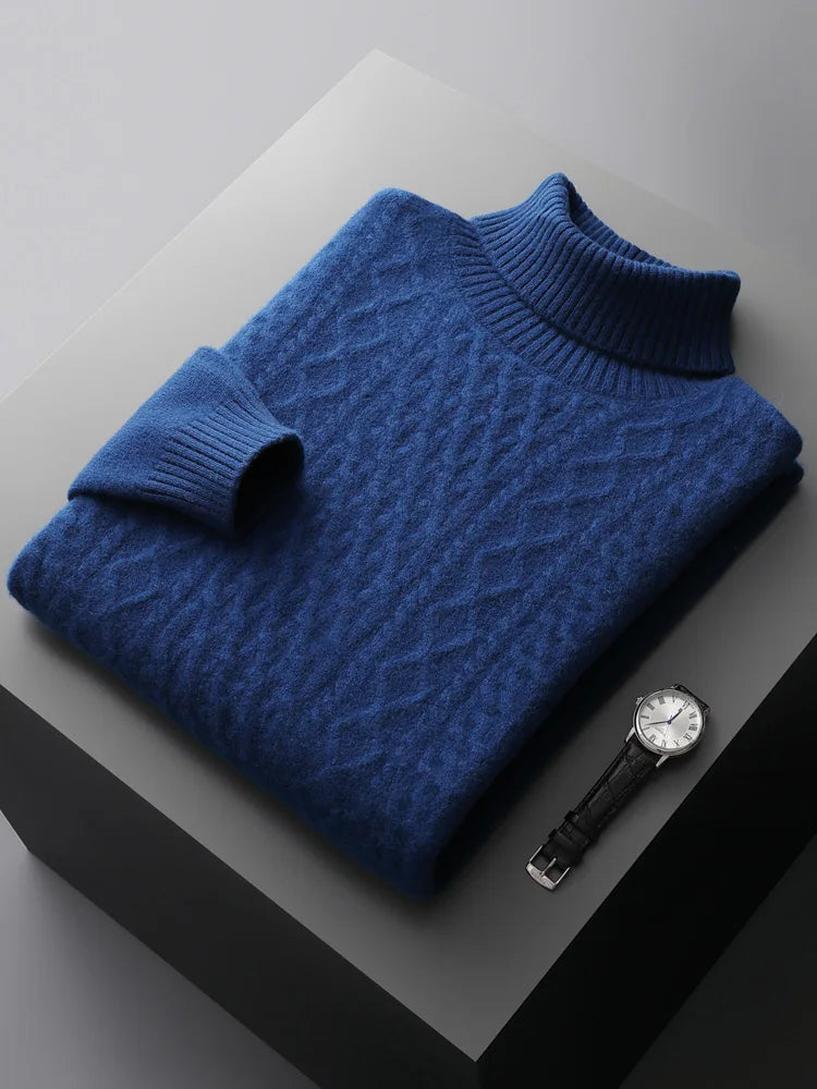 Heritage Knit Sweater – High Collar Edition