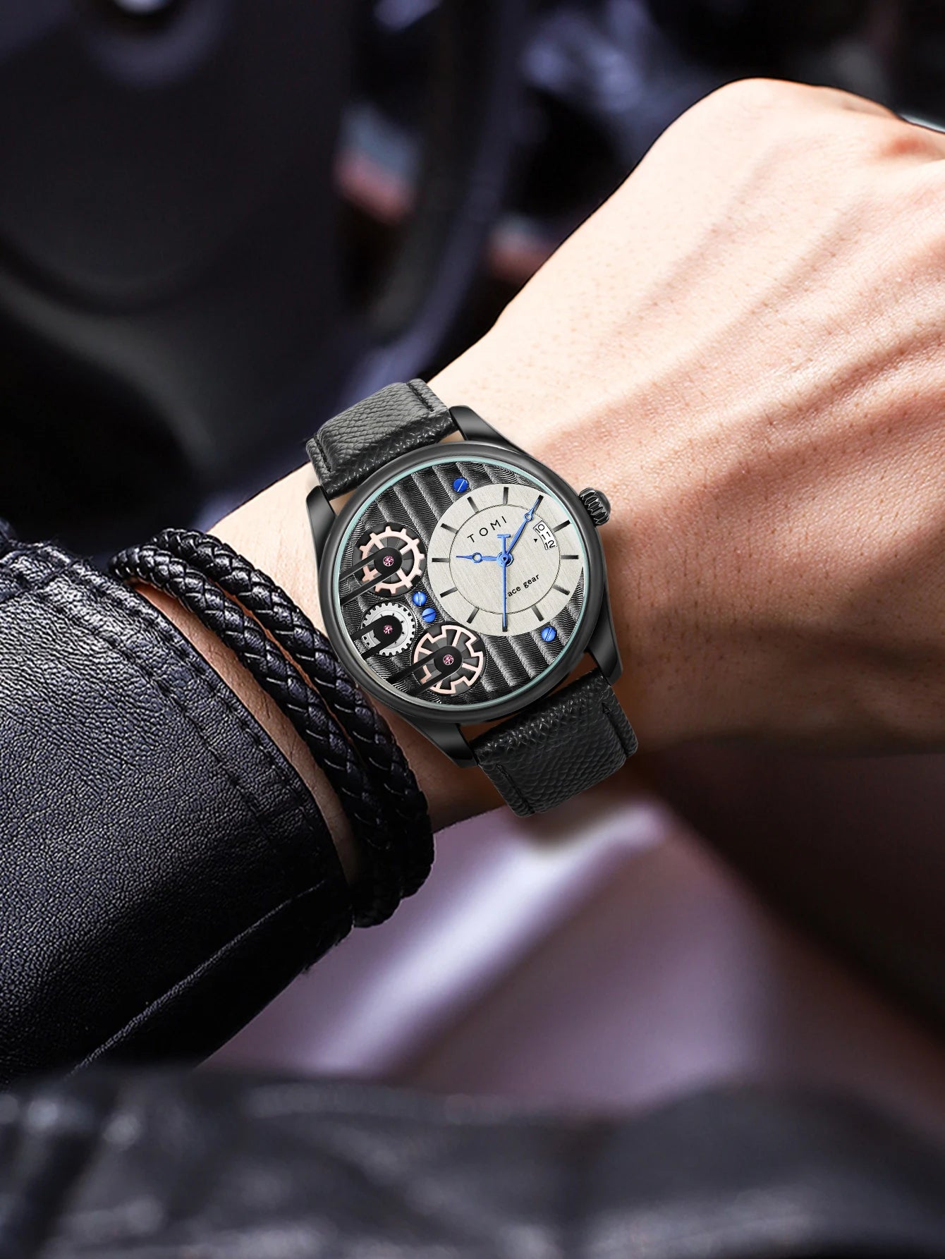 Statement Watch Set – Mechanical Face Gear