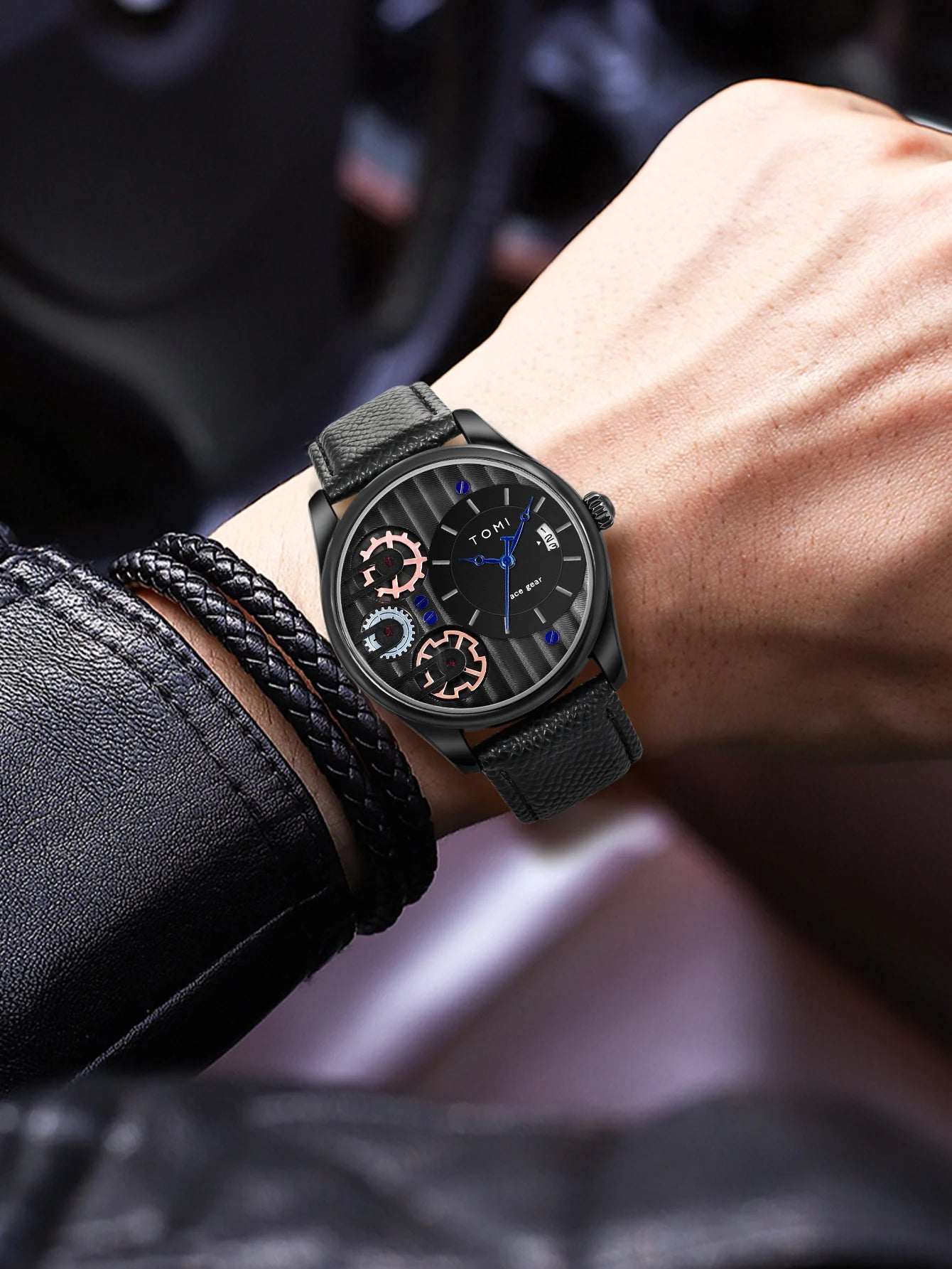 Statement Watch Set – Mechanical Face Gear