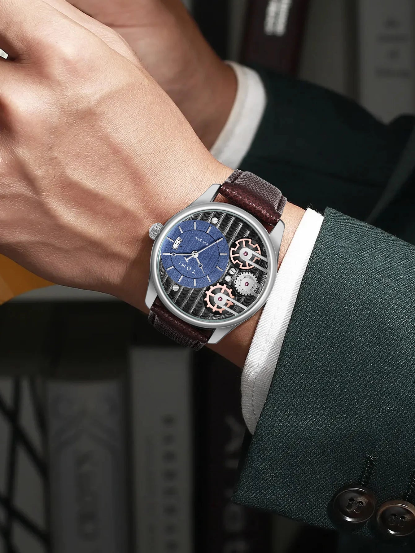 Statement Watch Set – Mechanical Face Gear