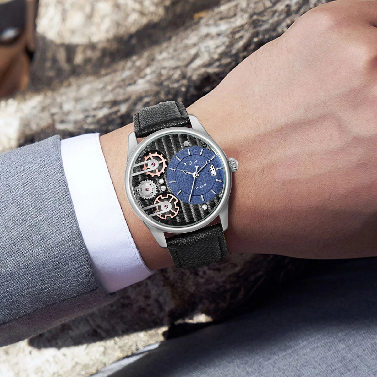 Statement Watch Set – Mechanical Face Gear