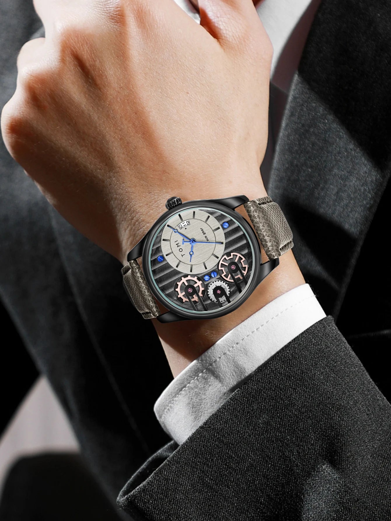 Statement Watch Set – Mechanical Face Gear