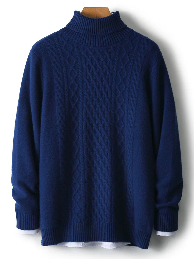 Heritage Knit Sweater – High Collar Edition