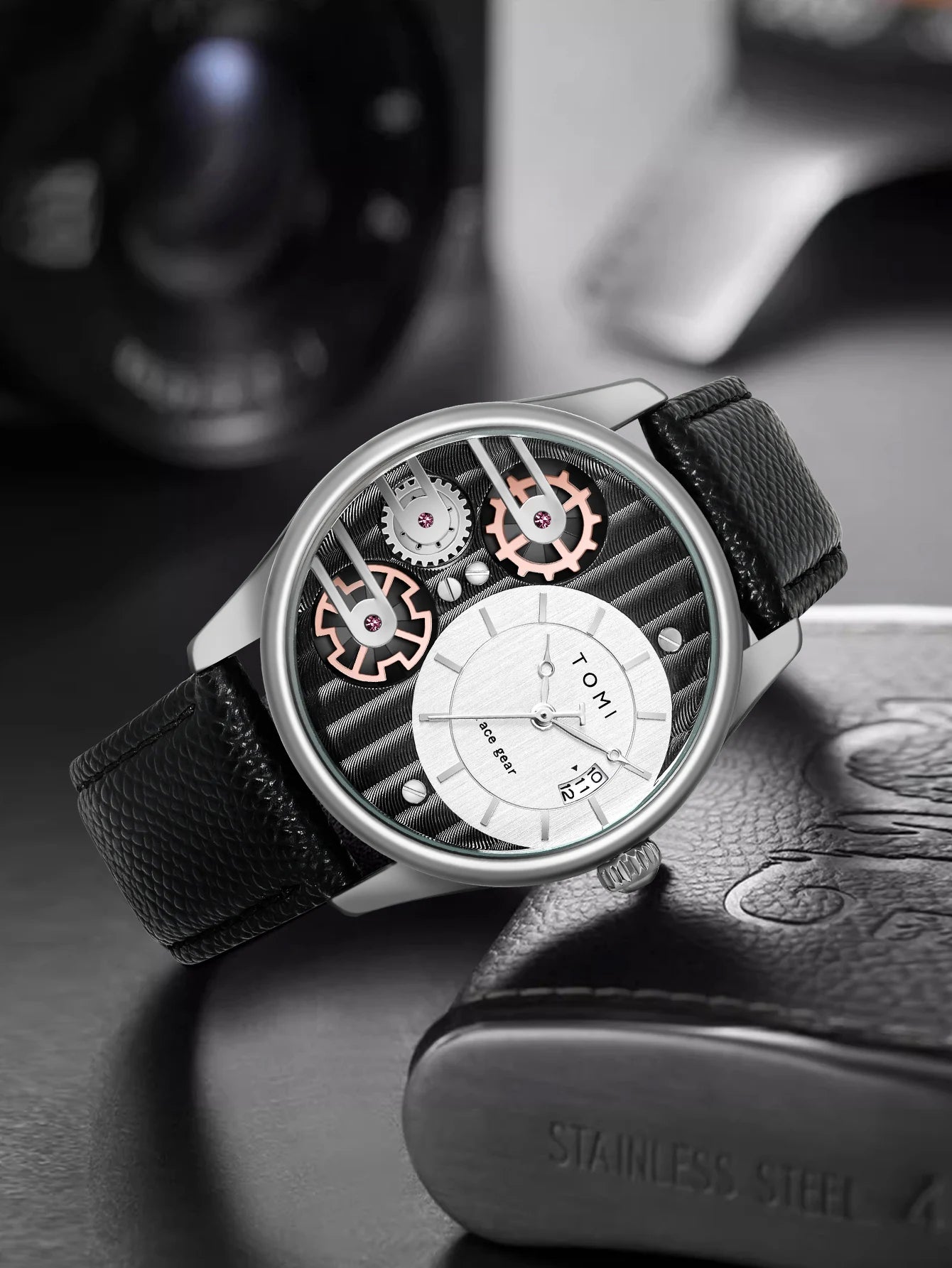 Statement Watch Set – Mechanical Face Gear