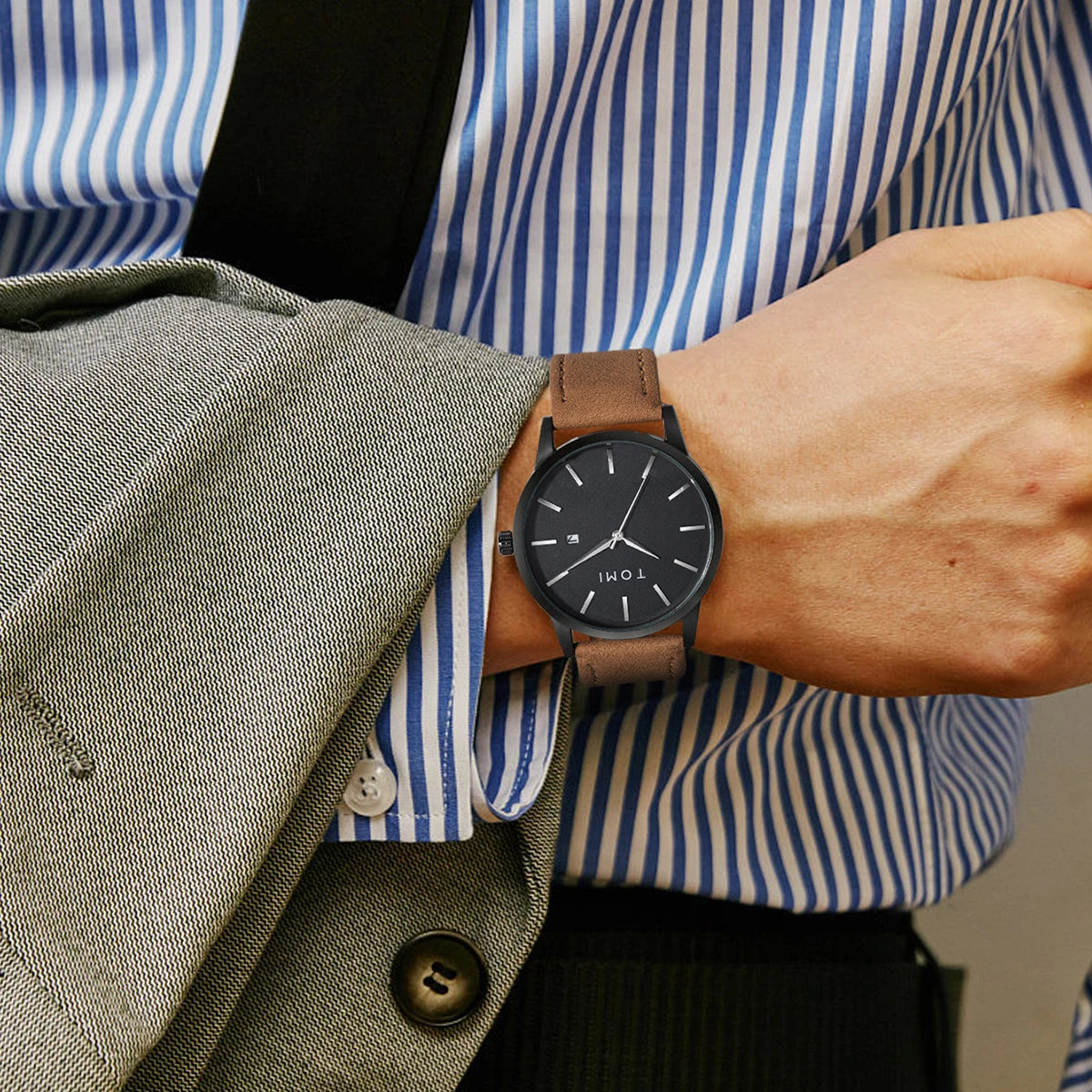 Statement Watch Set – Black Formal Essentials